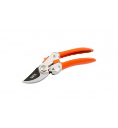 Секатор садовый обводной MASTERTOOL 200 мм, алюминиевые рукоятки с накладками, тефлоновое лезвие SK5 14-6123
