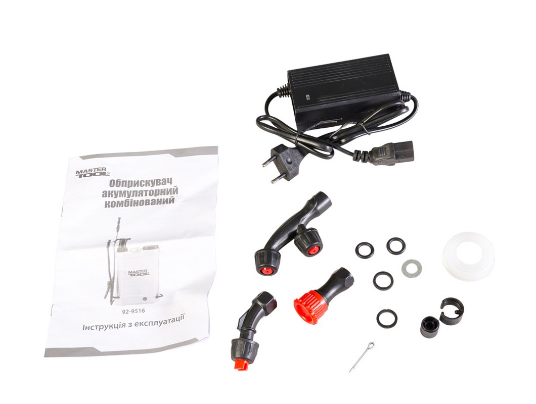 Обприскувач акумуляторний MASTERTOOL "Classic" комбінований 16 л 12V 8Ah 92-9516 view 10