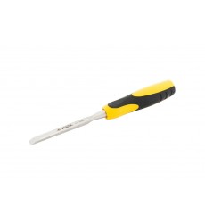 Стамеска плоска для дерева ударна MASTERTOOL CrV 10 мм з двокомпонентною ручкою 14-1510