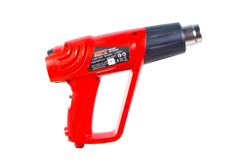 Фен промисловий MPT 2000 Вт 350-550°С 300-500 л/хв аксесуари 5 шт MHG2003 view 4