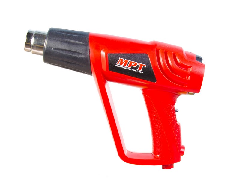 Фен промисловий MPT 2000 Вт 350-550°С 300-500 л/хв аксесуари 5 шт MHG2003 view 1