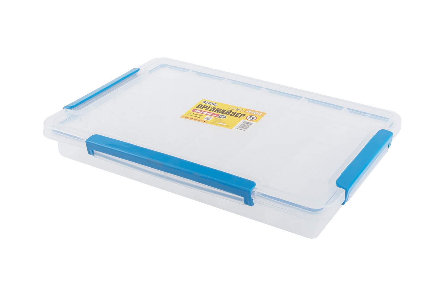Органайзер герметичний MASTERTOOL 14'' 360х220х50 мм 24 секції 79-3014 view 2