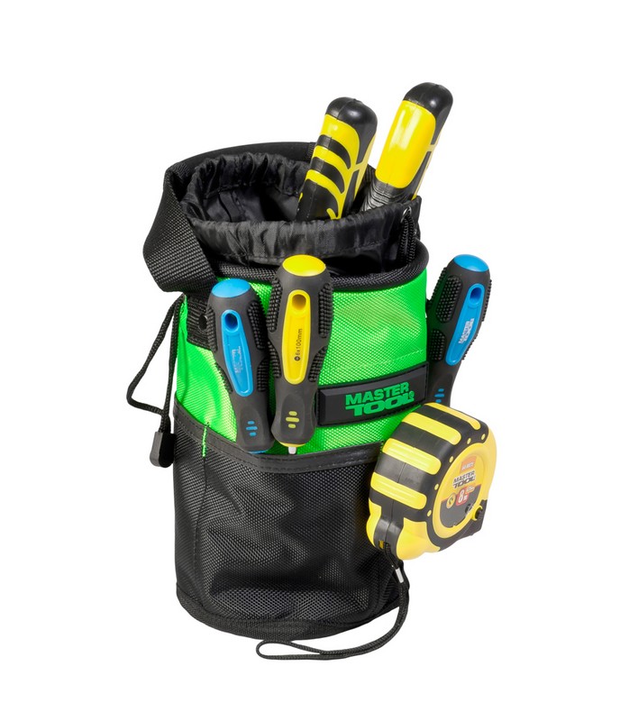 Сумка для інструментів відкрита MASTERTOOL 220х145 мм 10 кишень посилене дно 1680 DEN 79-1937 view 7