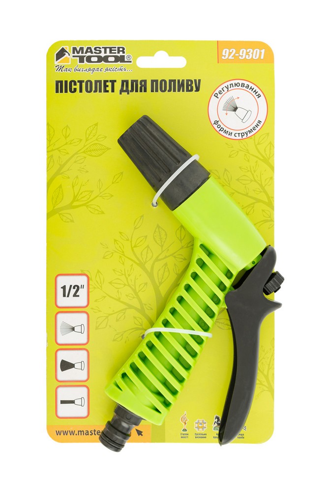 Пістолет для поливу MASTERTOOL DEW LINE ½" з регулюванням напору 92-9301 view 6