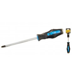 Викрутка ударна хрестова магнітна MASTERTOOL PH3х150 мм ручка з TPR покриттям 49-5315