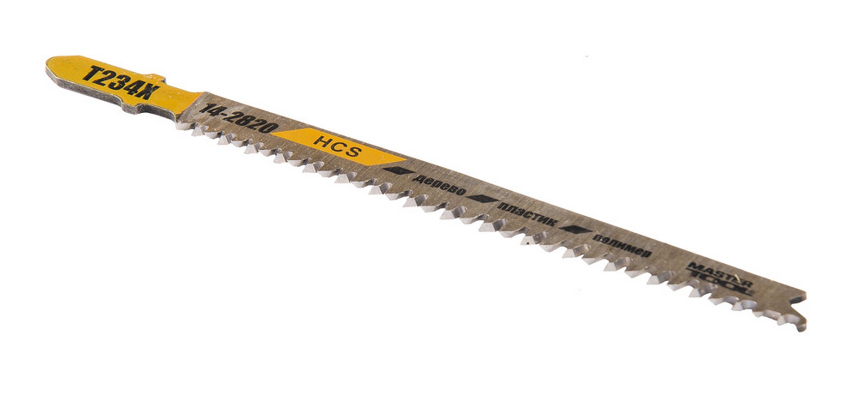 Полотно пильне для лобзика MASTERTOOL T234X PROGRESSOR 5 шт дерево/пластик чистий прямий різ 8-12TPI/116 мм 14-2820 view 1