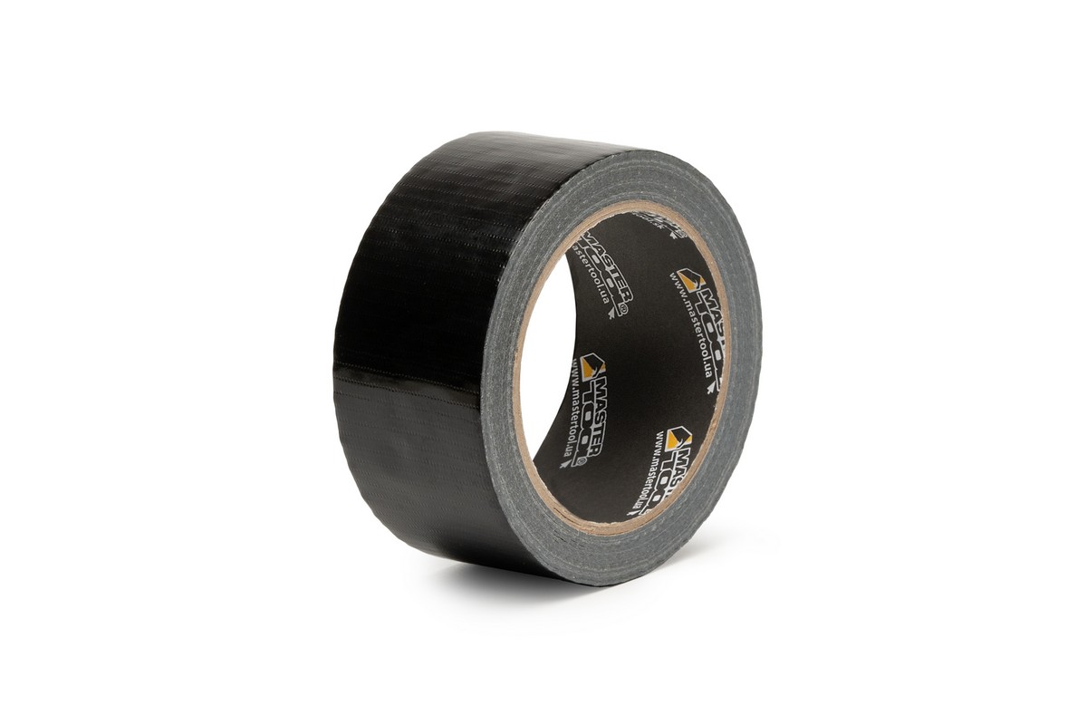 Стрічка армована MASTERTOOL GripBond Pro Power t 80°C 50 мм×25 м чорна 77-2625 view 2