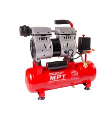 Компресор безшумний MPT PROFI OIL FREE 10 л 600 Вт 1450 об/хв 7 атм мідна обмотка MAC60103S