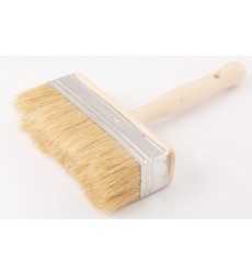 Макловиця MASTERTOOL малярська плоска 140 x 40 мм, натуральна щетина, дерев’яна рукоятка 91-9214