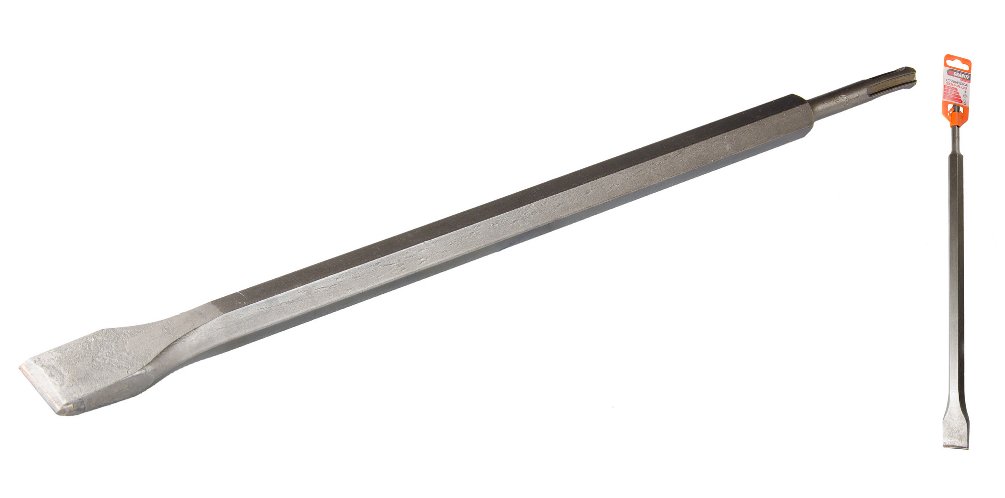 Зубило плоске GRANITE SDS-PLUS 400×30×17 мм з побідитовою напайкою 1-31-400 view 1