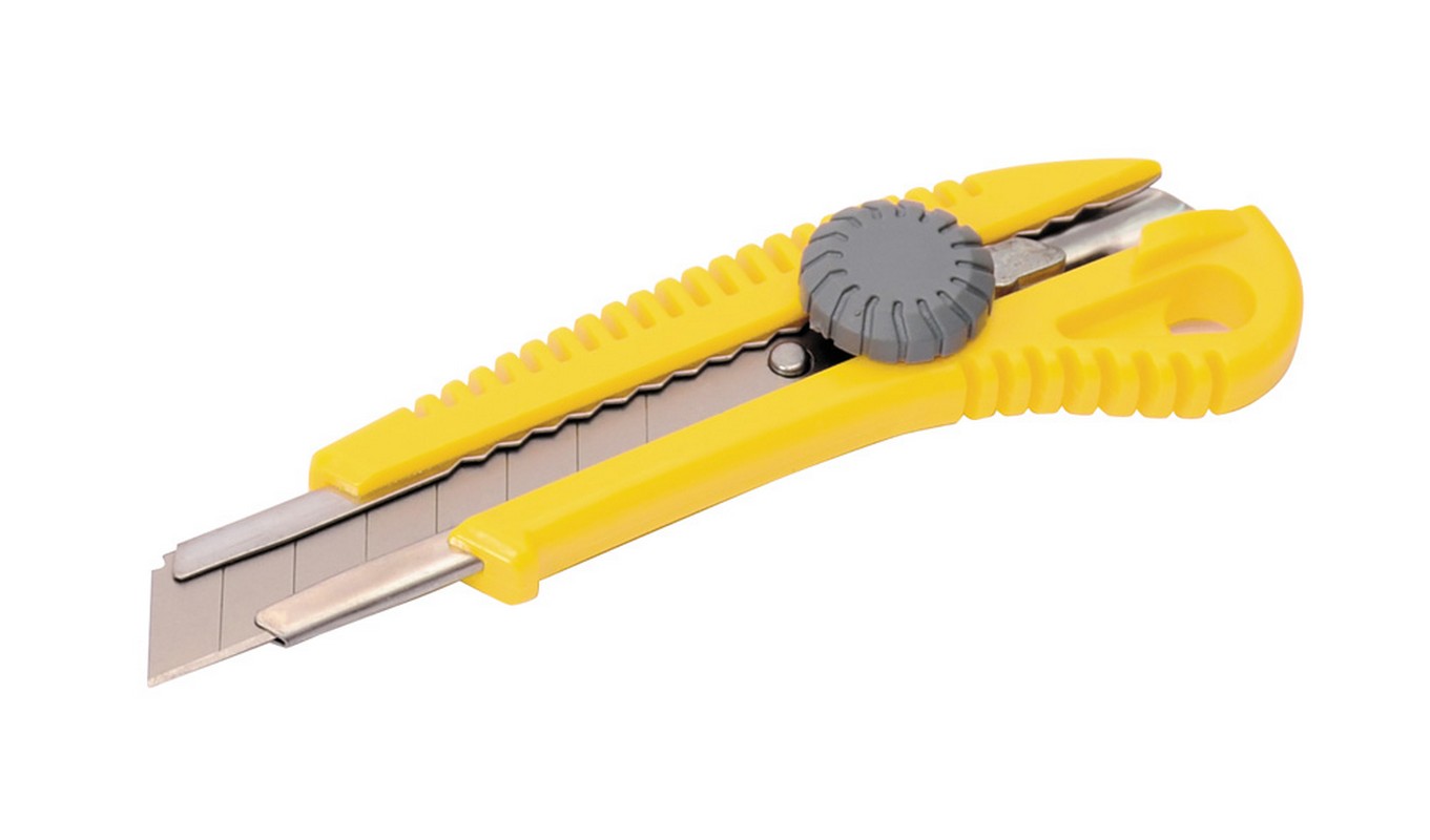 Купить Нож строительный MASTERTOOL с отломным лезвием 18 мм ABS