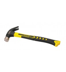 Молоток столярний MASTERTOOL 450 г HRC 50 рукоятка фібергласова 340 мм з магнітним пазом 02-0705