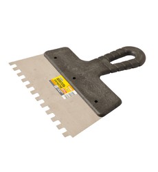 Шпатель зубчастий MASTERTOOL 200х8х8 мм 19-6820