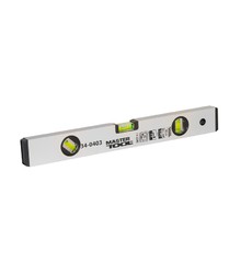 Рівень будівельний MASTERTOOL 40 см, 3 капсули, точність 0,5 мм/м (0,03°) 34-0403
