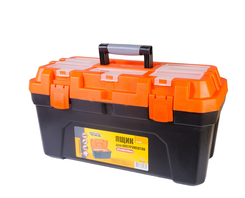 Скриня для інструментів MASTERTOOL з пластиковими замками 22.5" 572х300х295 мм 79-6028 view 1