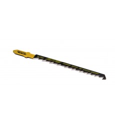 Полотно пильне для лобзика MASTERTOOL T244D 5 шт дерево/пластик швидкий фігурний різ 6TPI/100 мм 14-2802