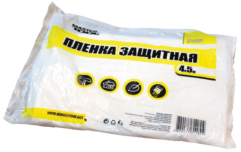 Плівка захисна MASTERTOOL 4×5 м 7 мкм 79-9146 view 1