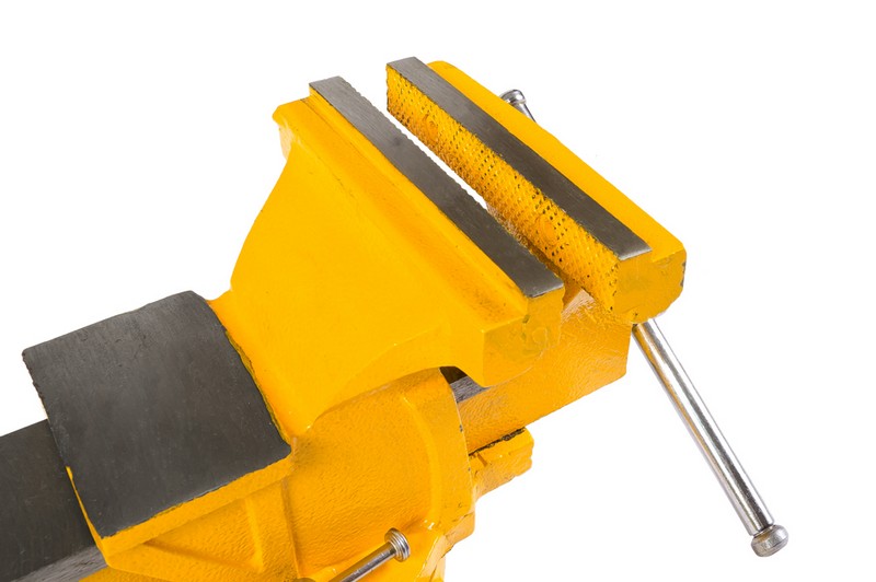 Лещата слюсарні настільні поворотні MASTERTOOL 125 мм з ковадлом 07-0212 view 3