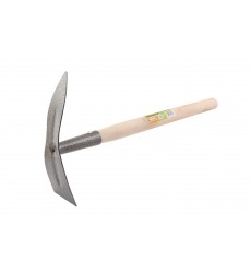 Мотика садова MASTERTOOL 380×180 мм з подовженою дерев'яною ручкою 14-6197