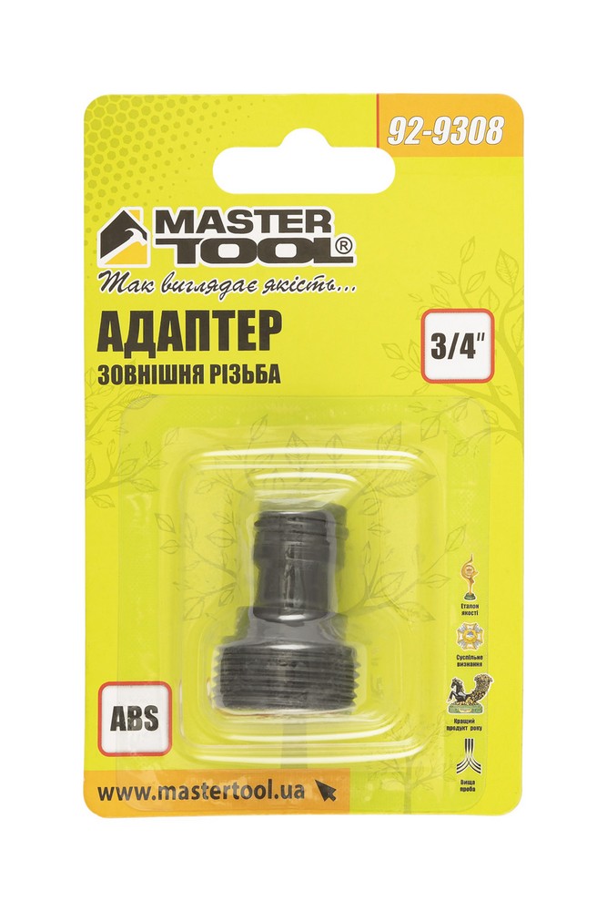 Адаптер швидкозйомний MASTERTOOL ¾" ЗР 92-9308 view 2