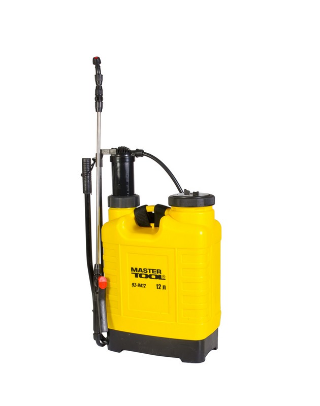 Обприскувач гідравлічний ранцевий MASTERTOOL 12 л штанга 50-90 см 92-9412 view 1