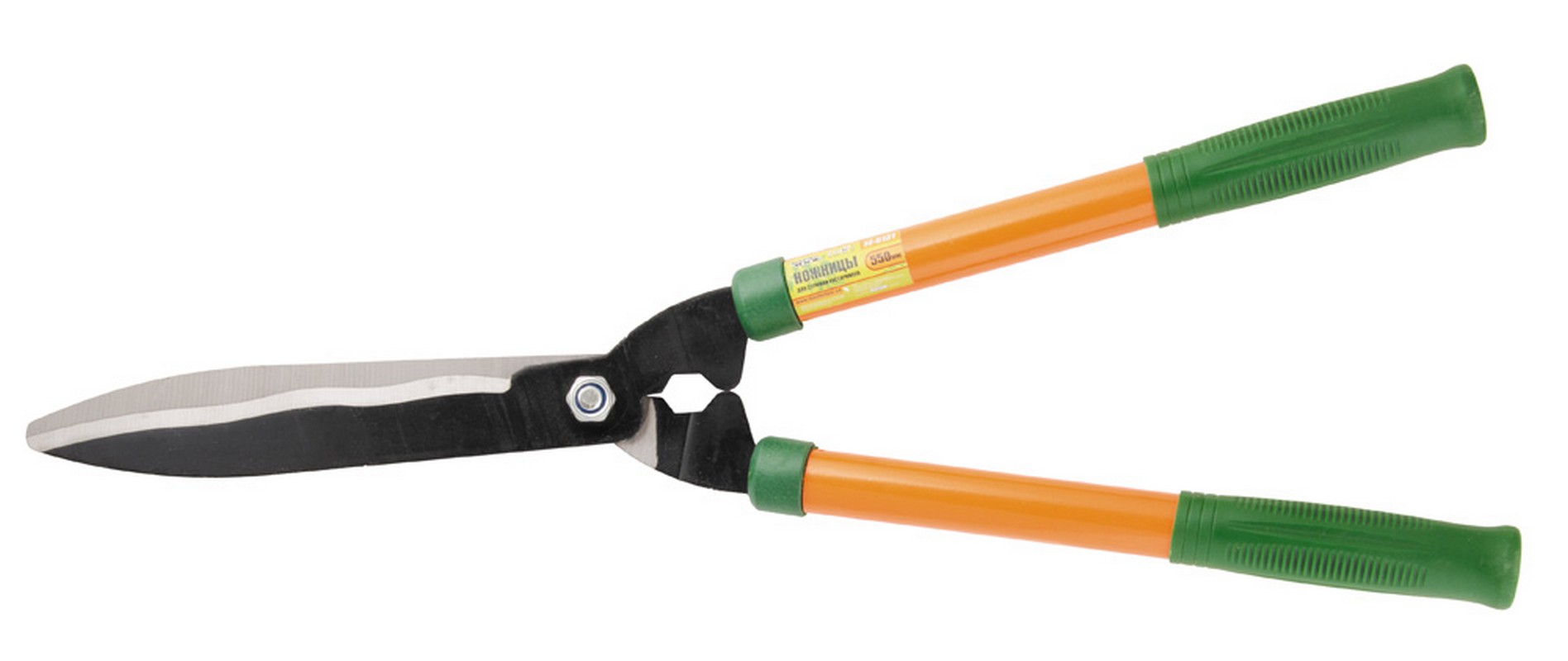 Ножиці для стрижки чагарників MASTERTOOL 550 мм хвилясті тефлонові леза 14-6131 view 1