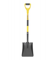 Лопата совкова MASTERTOOL 240 x 300 x 1100 мм, порошкове покриття полотна, фібергласовий держак і ручка 14-6278