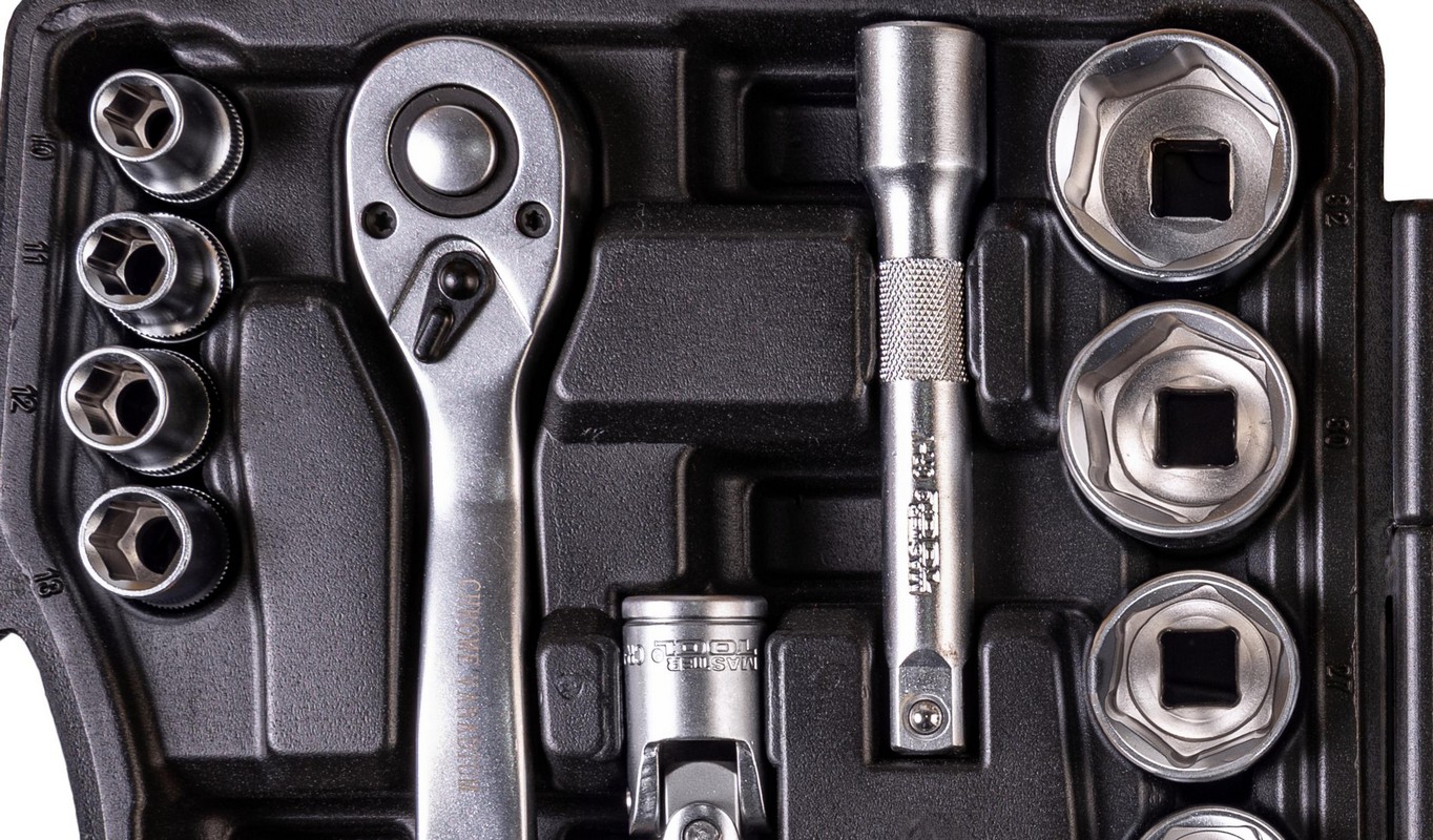 Набір головок 1/2" 10–32 мм, CrV (50BV30), тріскачка 72Т, 21 шт, PROFI MASTERTOOL 78-4021-PF view 4