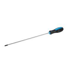 Викрутка хрестова магнітна MASTERTOOL PH2х300 мм ручка з TPR покриттям 48-5230