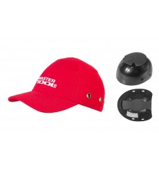 Каскетка захисна MASTERTOOL б/п ABS EVA-54-59 II-EN 812 червона 81-2003