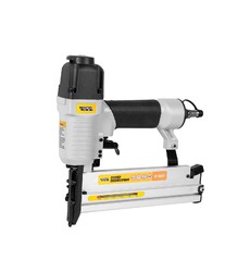 Степлер пневматичний MASTERTOOL 2-в-1 скоба тип 90 (5,7×1,0×1,25 мм) 16–40 мм / цвях тип 18GA (1,0×1,25 мм) 10–50 мм, 4,0–7,0 бар, у кейсі 81-6002