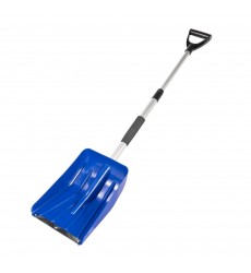 Лопата для снігу автомобільна MASTERTOOL 252 х 335 мм з телескопічною ручкою 850-1090 мм 84-0019