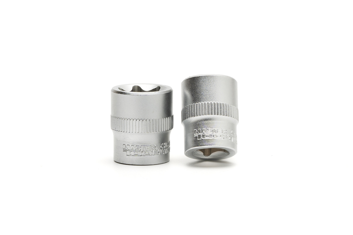 Набір головок торцевих E-TORX MASTERTOOL ⅜" E8-E20 CrV 8 шт 78-3808 view 3