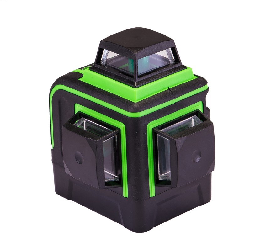 Рівень лазерний MASTERTOOL 10 м ±0.2 мм/м 3 гол H/V/H+V H360°/2хV360° ±3° GREEN/510 нм клас II IP54 Li-ion/ААх3 сумка 30-1913 view 1