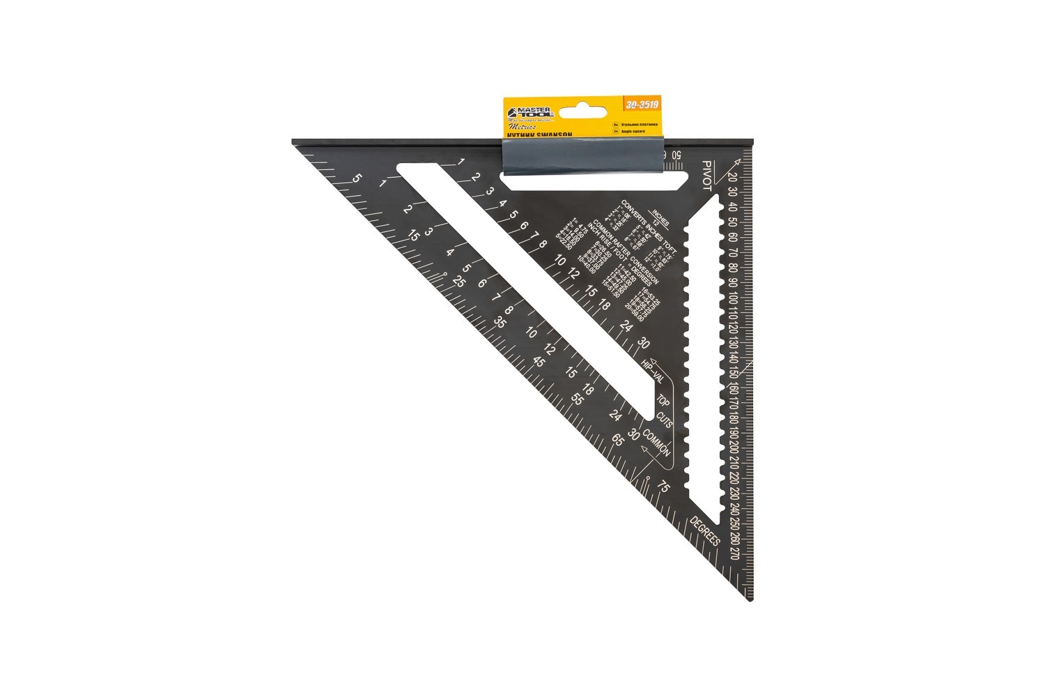 Кутник тесляра MASTERTOOL SWANSON 300 мм AL 30-3519 view 5