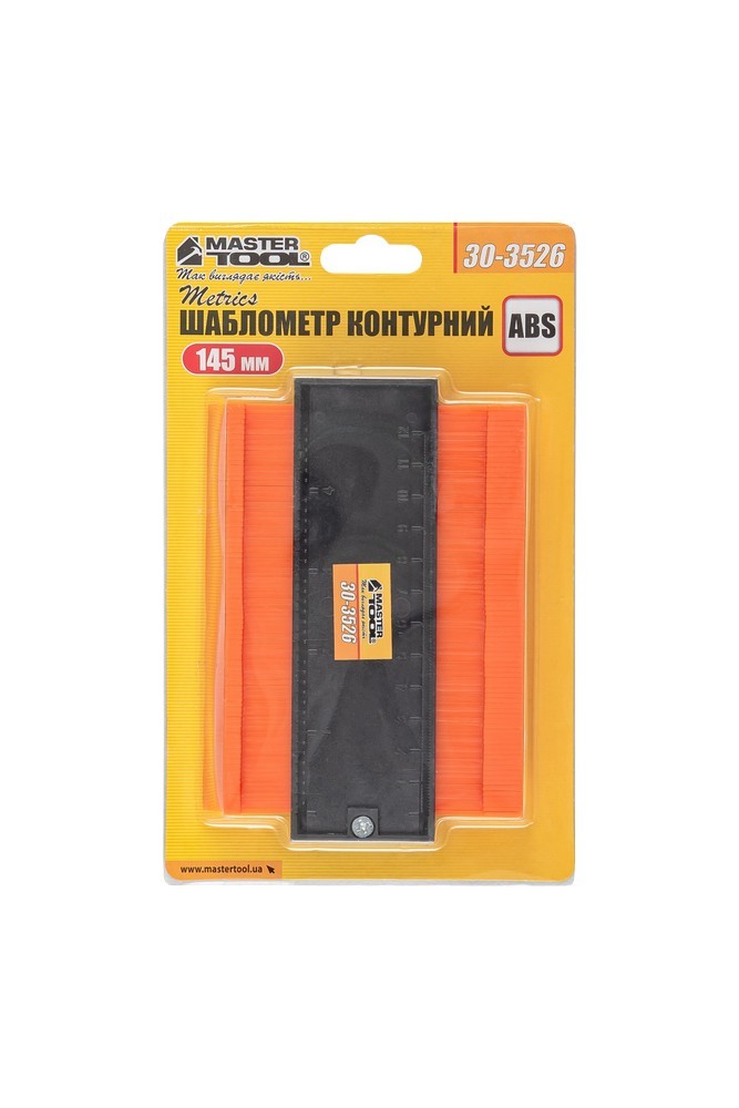 Шаблометр контурний MASTERTOOL 145х100х21 мм 30-3526 view 5