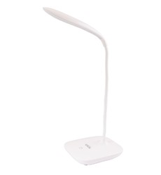 Лампа настільна гнучка MASTERTOOL сенсорний вмикач 3 режими 125х100х350 мм COB LED USB/3xAA ABS 94-0815