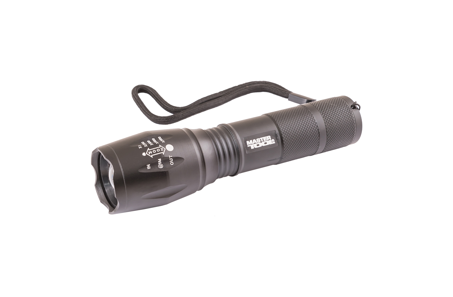 Ліхтарик з регулюванням фокусу MASTERTOOL 5 режимів 130х38х28 мм CREE XM-L T6 LED 3xAAA/1x18650 AL 94-0819 view 2