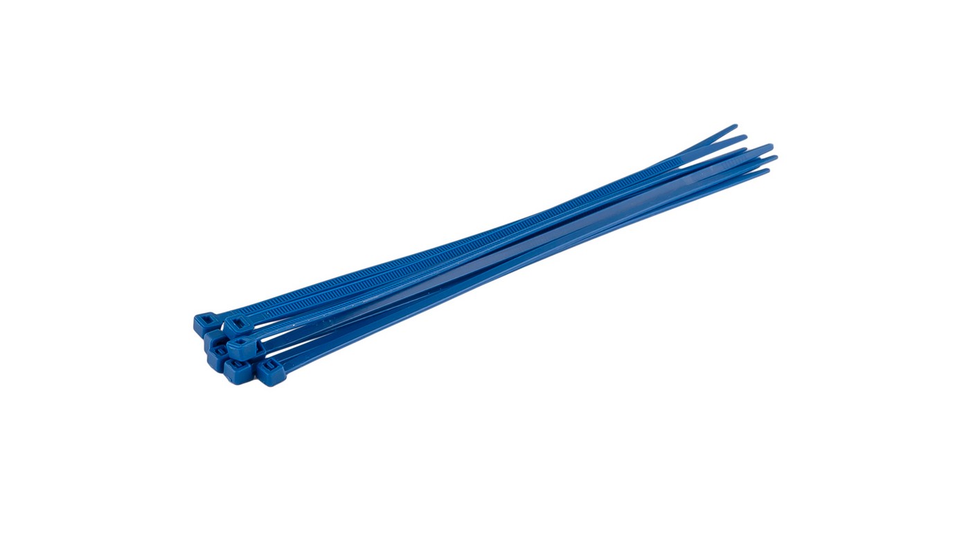 Хомут нейлоновий MASTERTOOL 3.6×200 мм 100 шт синій 20-1741 view 1