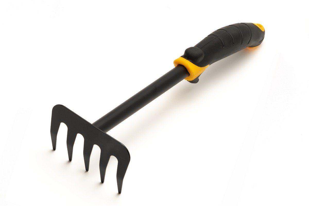 Граблі садові MASTERTOOL 5 зубів 300×95 мм з двокомпонентною ручкою 14-6174 view 1