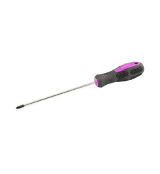 Викрутка хрестова магнітна MASTERTOOL PZ1х150 мм ручка з TPR покриттям 48-5715