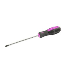Викрутка хрестова магнітна MASTERTOOL PZ2х150 мм ручка з TPR покриттям 48-5915