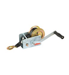 Лебедка барабанная MASTERTOOL 907 кг ремень 8 м 86-8290