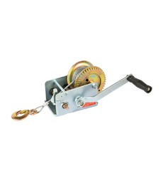 Лебедка барабанная MASTERTOOL 907 кг трос 10 м 86-8190