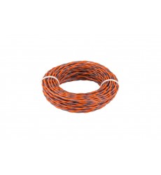 Жилка для тримера безшумна MASTERTOOL SPIRAL 2.4 мм × 15 м двоколірна 19-1624