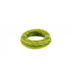 Жилка для тримера безшумна MASTERTOOL SPIRAL SQUARE 2.4 мм × 15 м двоколірна 19-0424