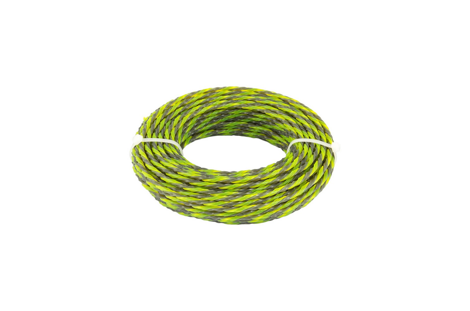 Жилка для тримера безшумна MASTERTOOL SPIRAL SQUARE 2.7 мм × 15 м двоколірна 19-0427 view 1