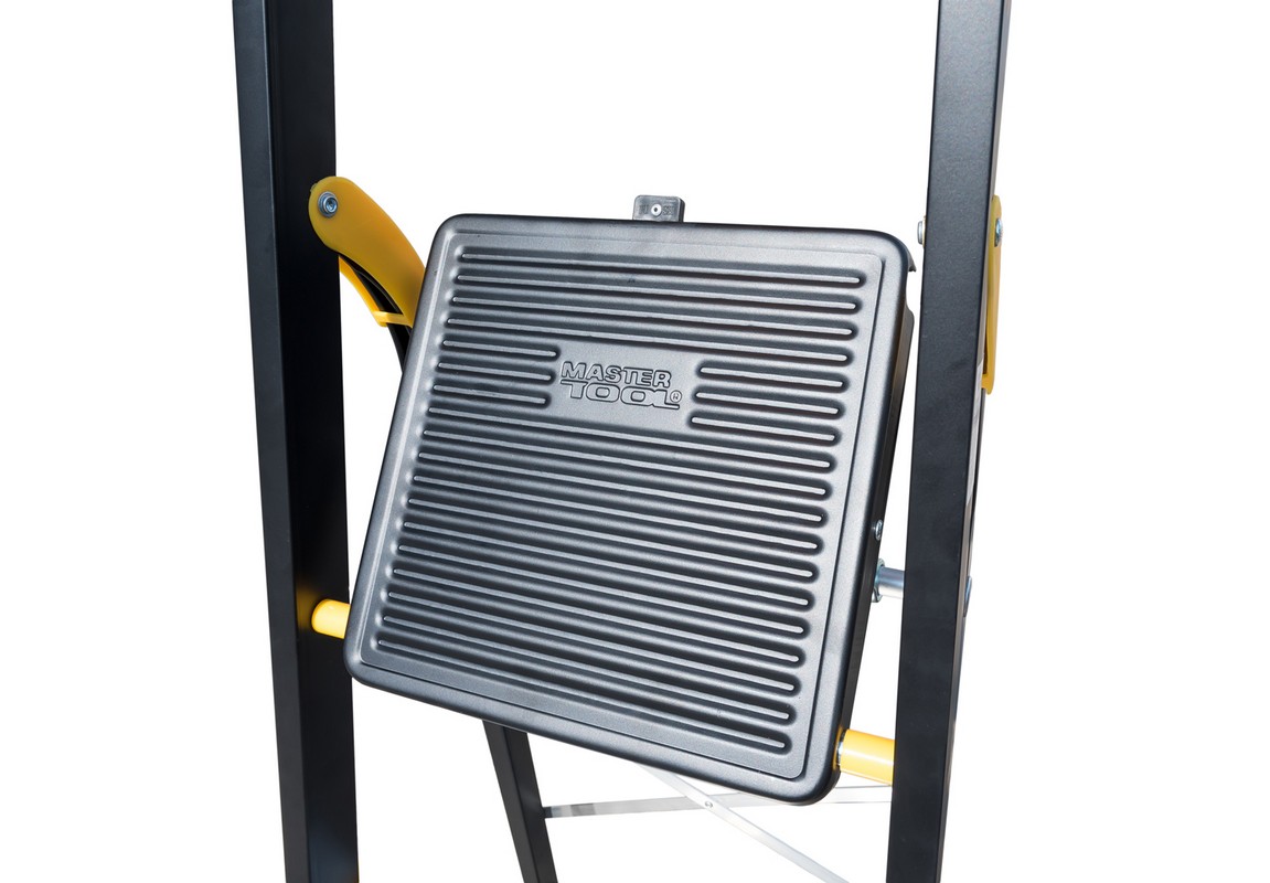Драбина алюміній/сталь MASTERTOOL 5 ступенів h=1064 мм max 150 кг 79-1205 view 2