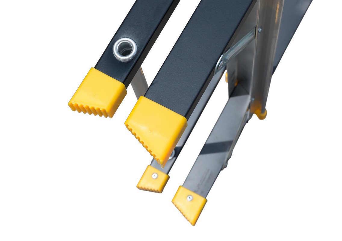 Драбина алюміній/сталь MASTERTOOL 5 ступенів h=1064 мм max 150 кг 79-1205 view 6