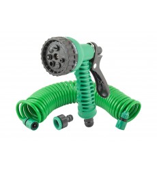 Набір для поливу MASTERTOOL DEW LINE 5 шт (пістолет 7 режимів/шланг 10 м/адаптер ½